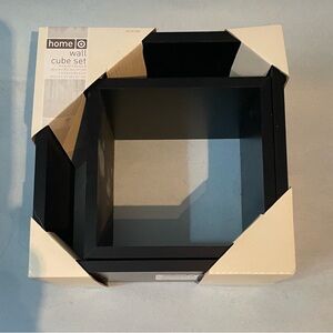NWT Target | Wall Cube Floating Shelves | Black